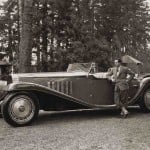 Jean Bugatti junto ao famoso Type 41 Royale em 1932