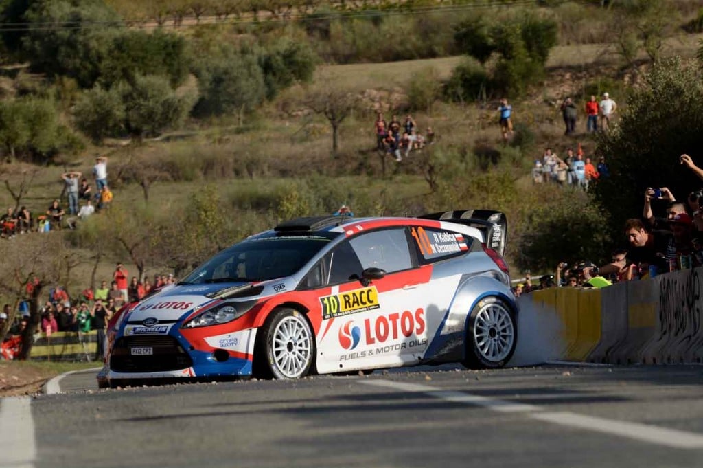 Robert Kubica teve problemas no seu Fiesta