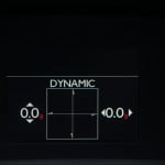 No modo Dynamic é possível visualizar um gráfico que ilustra as forças g